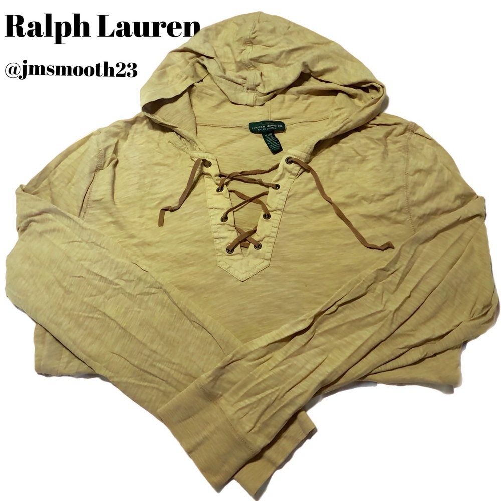 Lauren Ralph Lauren "tie me up" top size xl - Picture 3 of 13